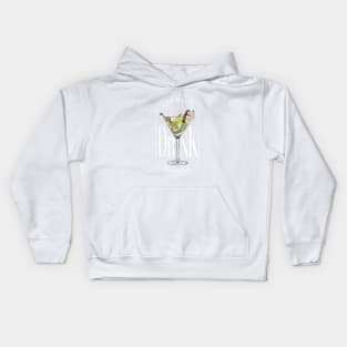 Mermaids Drink Martinis Kids Hoodie